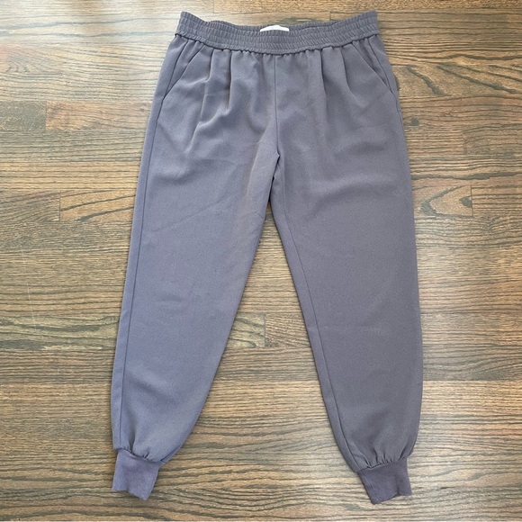 JOIE Mariner Pull On Elastic Waist Crepe Jogger Pants - Picture 3 of 13